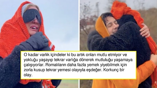 Çağla Şıkel'in 4 Gün Boyunca Gözlerinde Bantla Yaşadığı Ritüel Eleştirilerin Odağında!