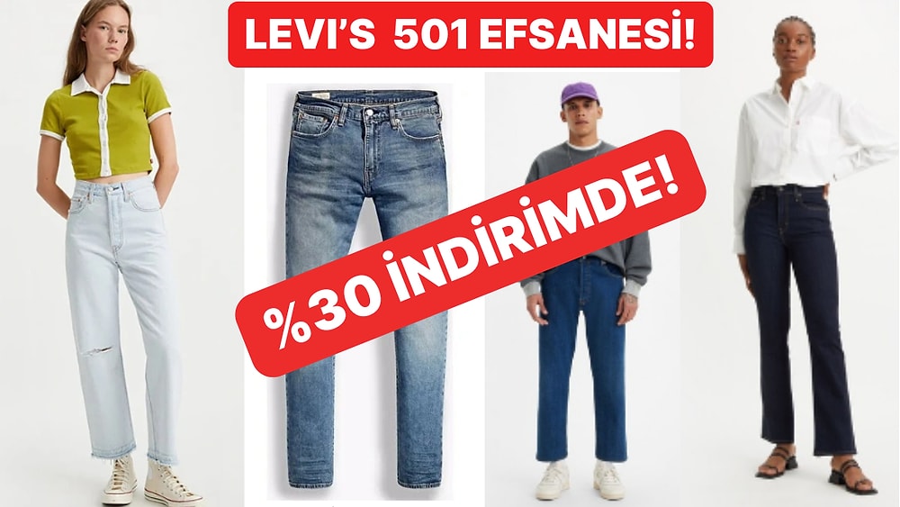 Jean Denince Akla İlk O Gelir: Yıl Bitmeden Alabileceğiniz İndirimli Levi's Ürünleri