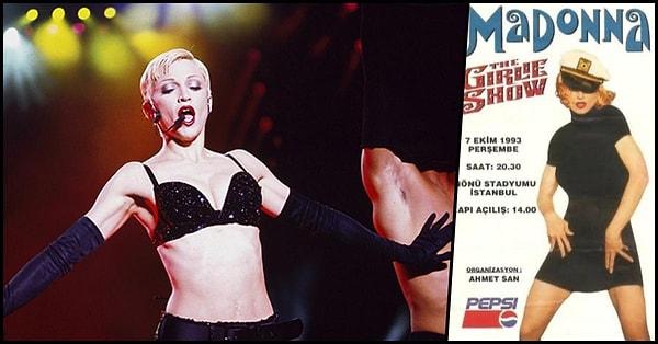 Kenan Doğulu ve Yonca Evcimik'in ön sahnesini yaptığı Madonna konseri ise apayrı bir olaydı. İnönü Stadyumunda gerçekleşen Madonna konserini tam 55 bin kişi izlemişti.