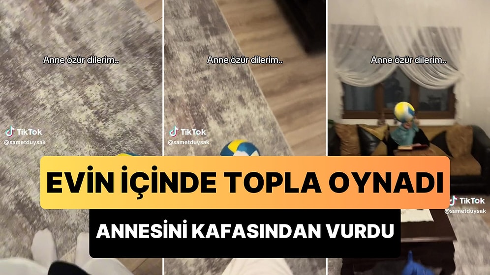 Evin İçinde Topla Oynarken Çektiği Şut ile Kur'an Okuyan Annesini Kafasından Vuran Genç