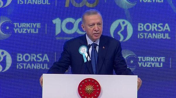Cumhurbaşkanı Erdoğan da Borsa İstanbul'un 150. yıl dönümü programında, "Sermaye piyasalarını manipüle etmek isteyenlere meydanı boş bırakmayız" sözleri dikkat çekti.