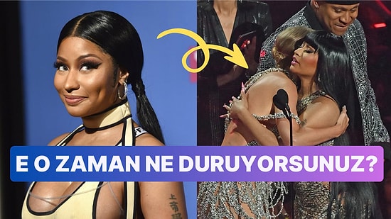 Nicki Minaj, Yılın Kişisiyle Düet Yapma Fikrine Işık Hızıyla Atladı!