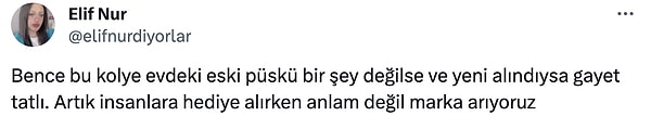 Bazıları hediyeyi beğenmezken, az da bazı kullanıcılar hediyenin kötü olmadığını söyledi.