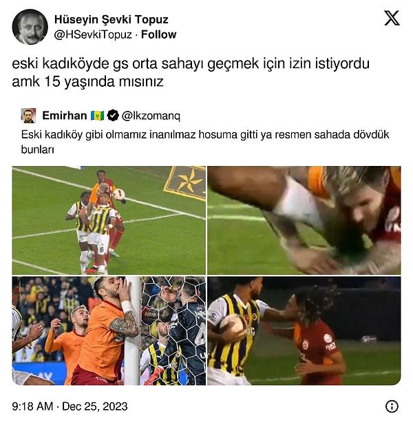 18. Eski Kadıköy'de Galatasaray orta sahayı geçmek için izin istiyordu.