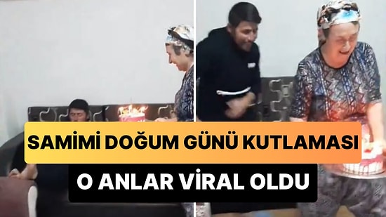 Oğlunun Doğum Gününü Sürpriz Bir Şekilde Kutlayan Annenin Muhteşem Anları