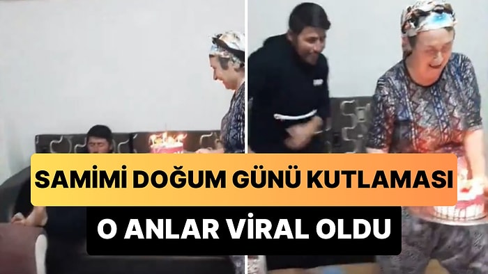 Oğlunun Doğum Gününü Sürpriz Bir Şekilde Kutlayan Annenin Muhteşem Anları