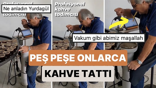 Bir Kahve Tadımcısının Onlarca Kahveyi Denediği Anlar Sosyal Medyada Viral Oldu