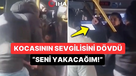Saç Başa Girdiler: Kocasını Sevgilisiyle Minibüste Basan Kadın Ağır Küfürler Savurdu