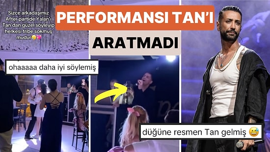 Arkadaşlarının Düğününde Tan'ın Yalan Şarkısını Seslendilen Gencin Tan'ı Aratmayan Performansı Beğeni Topladı