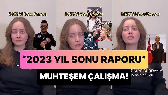 2023'ün Çok Konuşulan Başlıklarından Şarkı Yapıp 'Yıl Sonu Raporu' Hazırlayan Fenomenin Muhteşem Çalışması