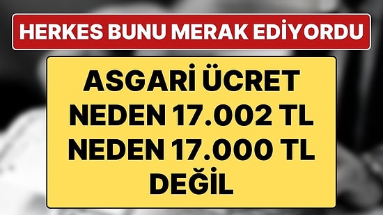 17.002 TL Olarak Açıklanan Asgari Ücretteki 2 TL Ne Anlama Geliyor? Asgari Ücret Neden Küsuratlı?