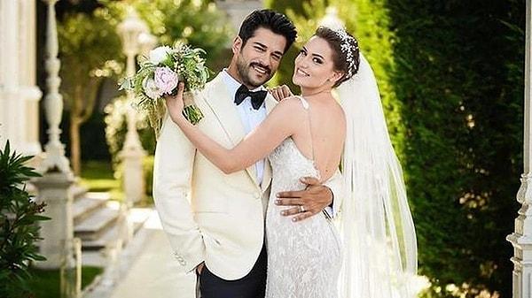 Burak Özçivit ve Fahriye Evcen'in 2013 yılında Çalıkuşu dizisinin setinde başlayan aşkları, 2017 yılında evlilik ile taçlanmıştı.