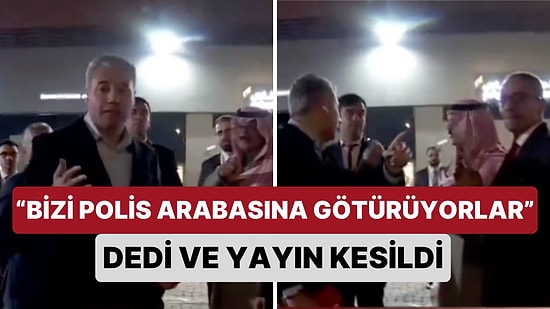 Suudi Arabistan'da Canlı Yayın Yapan FOX TV Ekibi Yayın Esnasında Gözaltına Alınmaya Çalışıldı