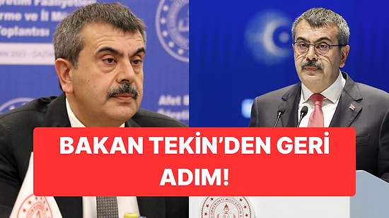 'Tarikat' Açıklaması Hakkında Suç Duyurusunda Bulunulmuştu: Bakan Tekin Geri Adım Attı