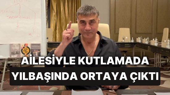 Sedat Peker Yılbaşında Ortaya Çıktı: Eşi Özge Peker Paylaştı
