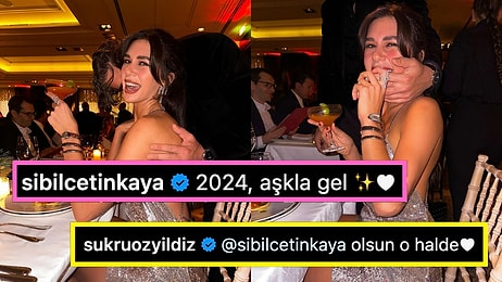 Sibil Çetinkaya ve Şükrü Özyıldız'ın Romantik Yılbaşı Pozu Görenlere "Maşallah" Dedirtti