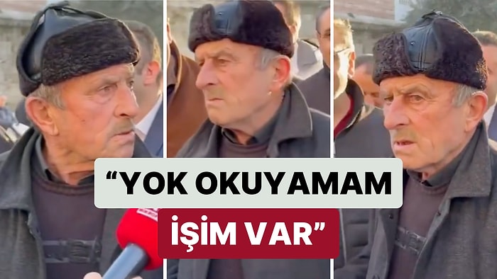 "CHP Din Düşmanı, Kur’an-ı Yasakladı" Diyen Amca Hiçbir Duayı Okuyamayınca 'İşim Var' Diyerek Kaçtı