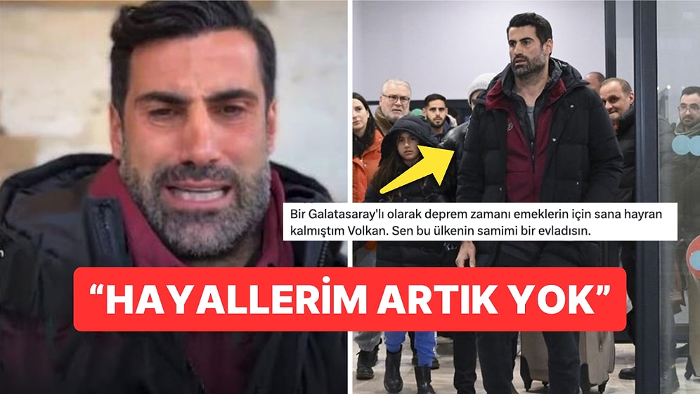 Depremden Sonra Hatay İçin Canını Dişen Volkan Demirel Yürek Sızlatan Açıklamalarda Bulundu