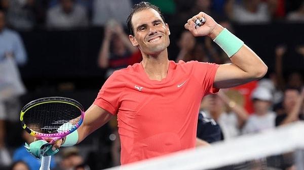 2024 yılının ilk Grand Slam turnuvası olan Avustralya Açık'a katılacağı açıklanan Nadal, bu turnuva öncesi gerçekleşen Brisbane turnuvasında bir yıl aradan sonra Kortlara çıktı.