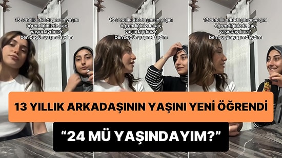 TikTok İçin Soru-Cevap Videosu Çekerken 13 Yıllık Arkadaşının Yaşını Yeni Öğrenen Genç Şoke Oldu