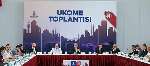 UKOME Toplantısı, İBB Genel Sekreter Yardımcısı Gürkan Akgün başkanlığında Çırpıcı Sosyal Tesisleri'nde düzenlendi.