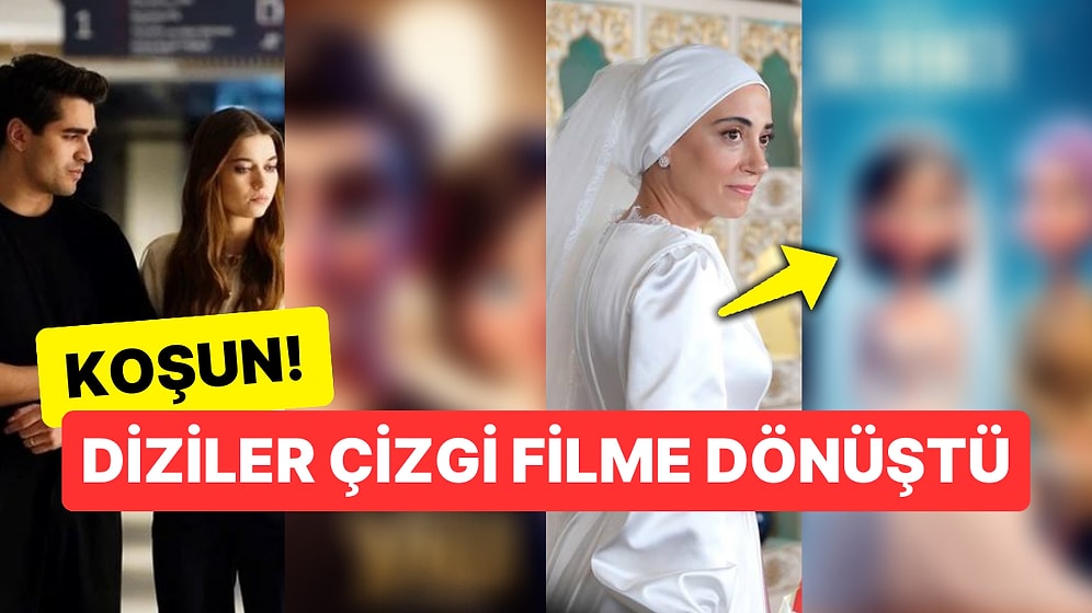 Hayran Kalacaksınız: Yapay Zeka En Sevilen Türk Dizi ve Filmleri Çizgi Film Posterine Dönüştürdü