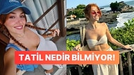 Bali Tatilindeyken Sporunu İhmal Etmeyen Hande Erçel'in Azmi Kendine Hayran Bıraktı