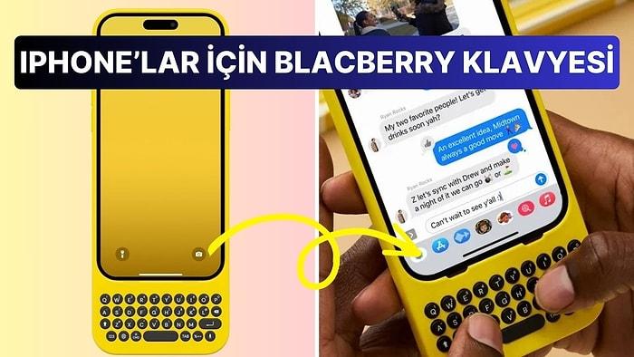 BlackBerry Sevenler Buraya: iPhone Modellerini Tuşlu Telefona Dönüştüren Klavyeli Kılıflar Piyasaya Sürüldü