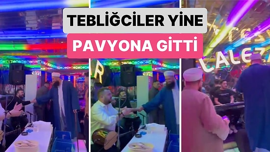 Tebliğciler Yine Pavyona Gitti! Bu Sefer Ankara'da Bir Pavyonda Solistten Mikrofonu Alıp Konuklara Seslendiler