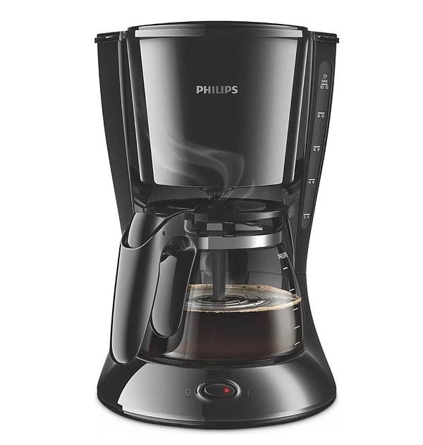 Philips Daily Collection Siyah Filtre Kahve Makinesi