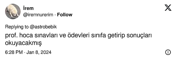 9. Tüm sınıf aynı kaderi yaşıyor o anda.