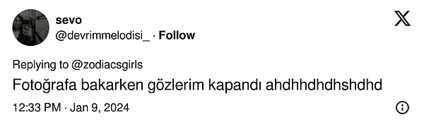 "Gözlerim kapandı bile..."