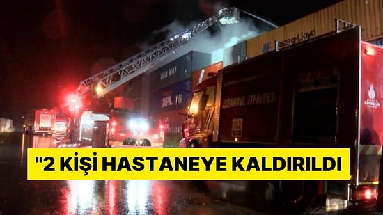 Film Platosunda Büyük Yangın: 2 Kişi Hastaneye Kaldırıldı