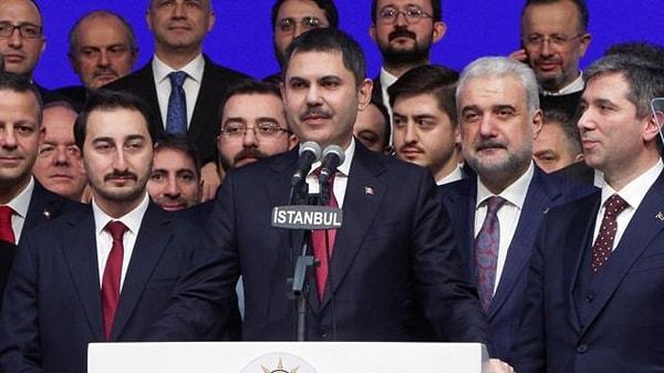 AK Parti'nin Ekrem İmamoğlu'yla yarışacak olan İstanbul Büyükşehir Belediye Başkan Adayı Murat Kurum oldu.