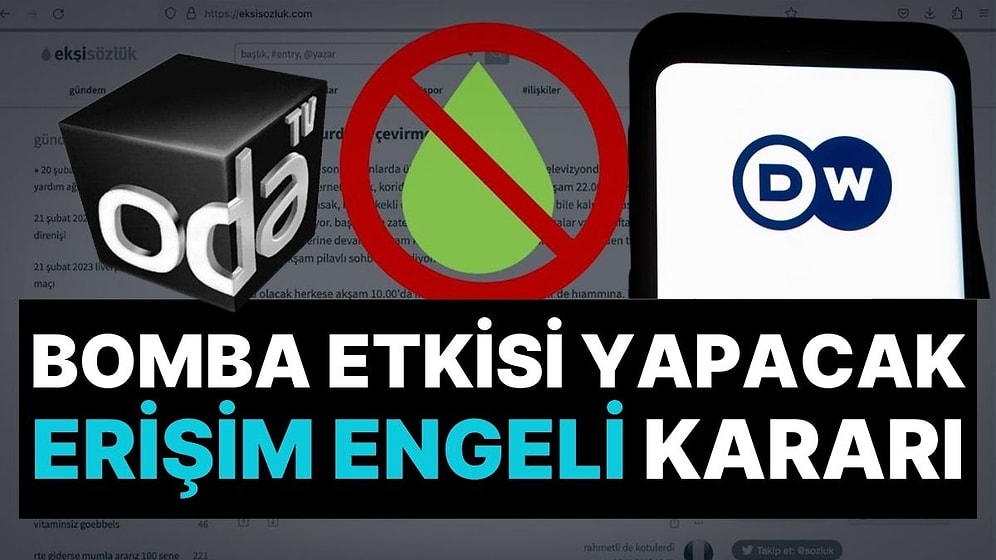 Yağmur Gibi Yağan Erişim Engellerine İlişkin AYM'den Yeni Karar!