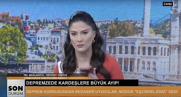KRT'de Seçil Özer'in programına bağlanan depremzede kızların babası Mehmet Yavuz ise kızlarına iftira atıldığını ve dava açacağını söyledi.