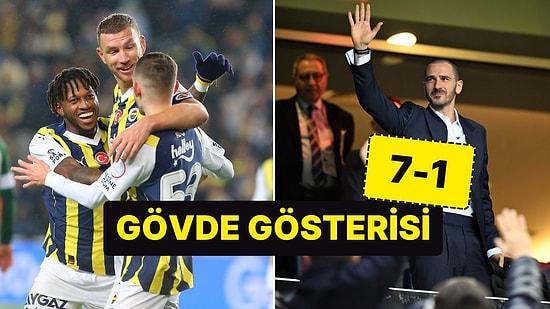 Fenerbahçe'nin Konyaspor'u 7-1 Geçerek Gövde Gösterisi Yaptığı Maçın Ardından Gelen Övgüler