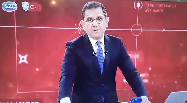 Sözcü TV Ana Haber Bülteni'inde bu haber verilirken bir karışıklık oldu.