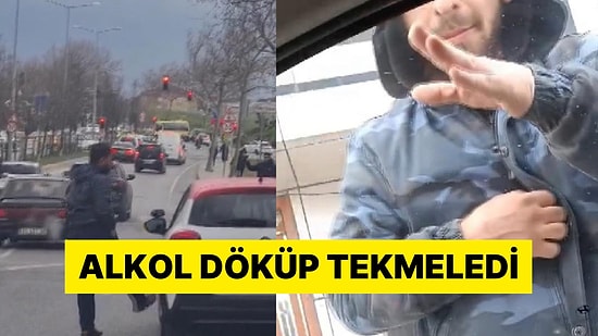 Sürücü Adayı ve Eğitmenine Taciz Skandalı: Alkol Döküp Tekmeledi, Tehditler Savurdu