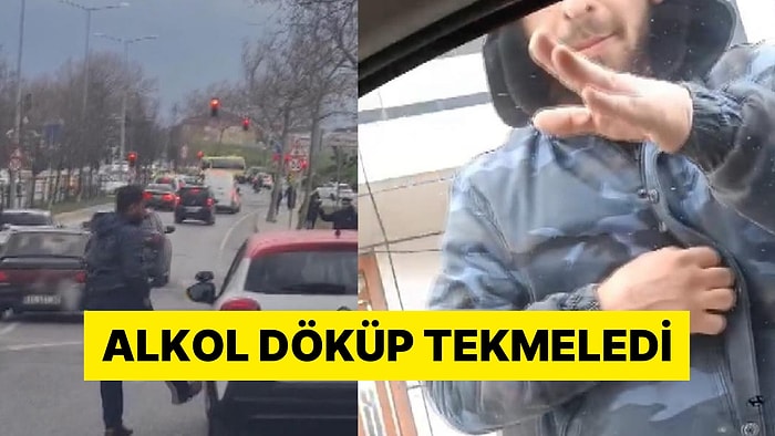 Sürücü Adayı ve Eğitmenine Taciz Skandalı: Alkol Döküp Tekmeledi, Tehditler Savurdu