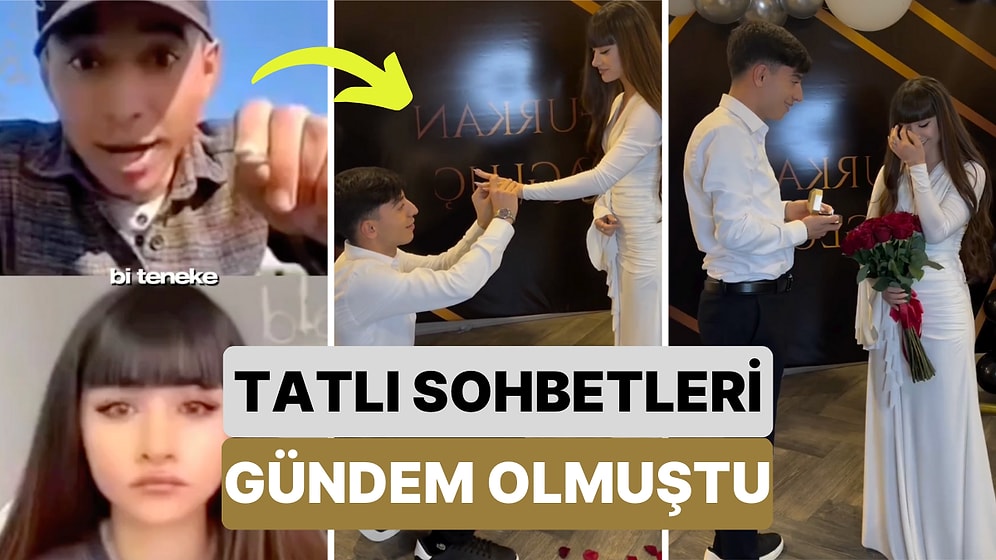 Bir TikTok Canlı Yayınında Tesadüfen Tanışıp Tatlı Sohbetleriyle Gündem Olan Çift Evliliğe İlk Adımlarını Attı