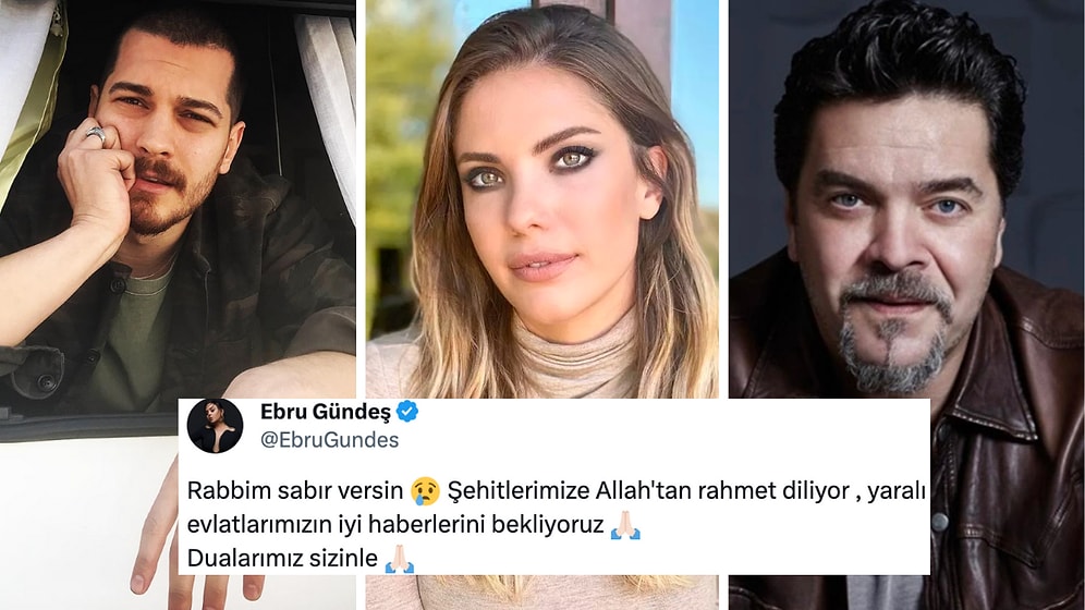 Pençe Kilit Operasyonunda Şehit Düşen Kahramanlarımızın Ardından Ünlü İsimlerden Gelen Taziye Mesajları