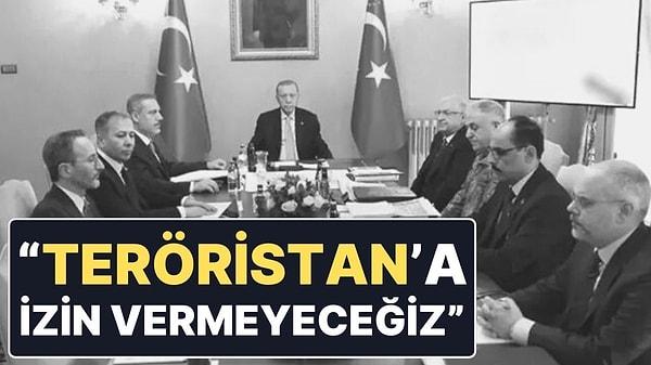 Cumhurbaşkanı Recep Tayyip Erdoğan liderliğinde Dolmabahçe'de yapılan güvenlik zirvesi 45 dakika sürdü.