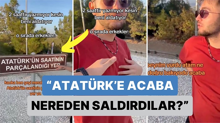 Atatürk'ün Saatinin Parçalandığı Noktada Saatlerce O Anın Nasıl Gerçekleşmiş Olabileceğini Tartışan Gençler