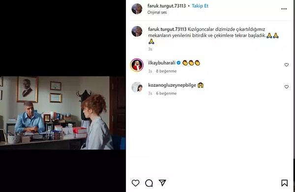 Mekan değişikliğinin ardından dizinin yapımcısı Faruk Turgut, sosyal medya hesabından açıklamada bulundu.