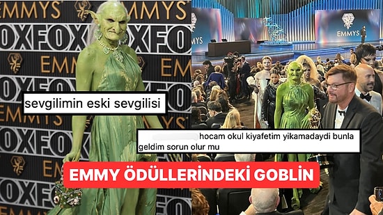 Emmy Ödüllerine Yeşil Goblin Kılığında Katılan Esrarengiz İsim Büyük İlgi Gördü: Türlü Tahminlerde Bulunuldu