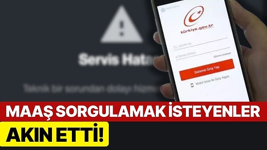 Emekli Zammı Açıklandı, e-Devlet Sistemi Çöktü: Maaş Sorgulamak İsteyenler Akın Etti