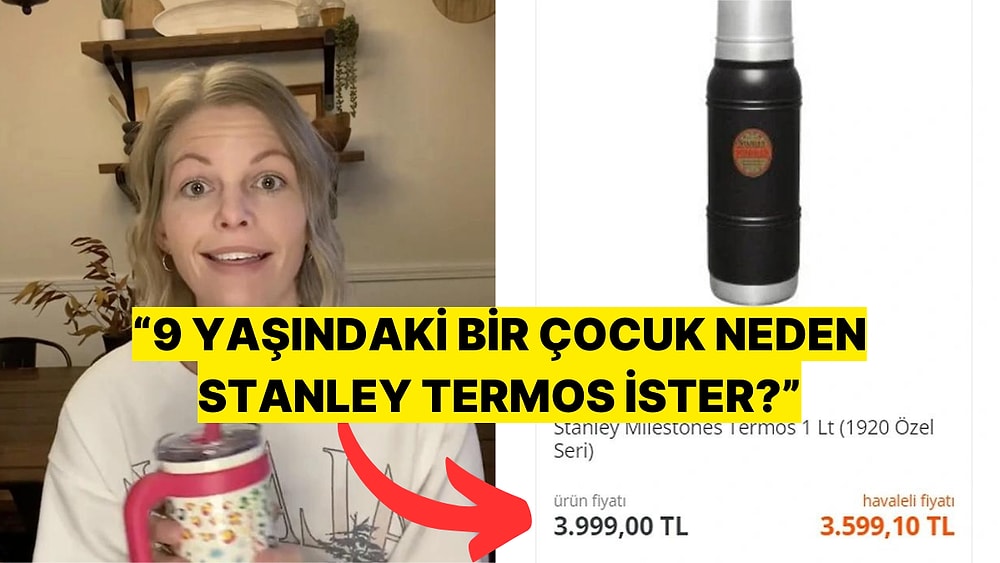 Orijinal Stanley Termosu Olmadığı İçin Sınıfta Aşağılanan Kızını Anlatarak Hepimizin Yüreğini Dağlayan Anne
