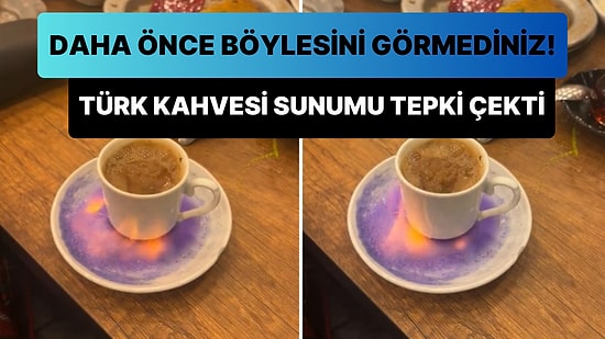 Nusret Sen Bize Ne Yaptın? Alevli Tabağında Fokur Fokur Kaynayan Türk Kahvesi Sunumu!