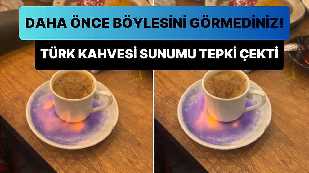 Nusret Sen Bize Ne Yaptın? Alevli Tabağında Fokur Fokur Kaynayan Türk Kahvesi Sunumu!